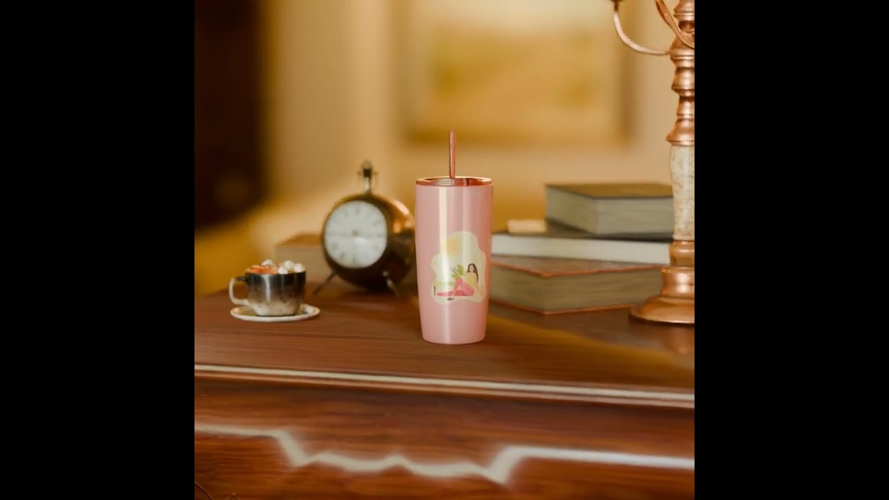 22oz Custom Reusable Plastic Water Bottle-Double Wall AS Material-Coffee and Tea Cup-Actever A17188