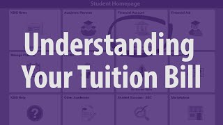 Understanding Your Tuition Bill