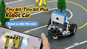 Yahboom Tiny:bit/Tiny:bit Plus smart car compatible with Micro:bit V2/1.5