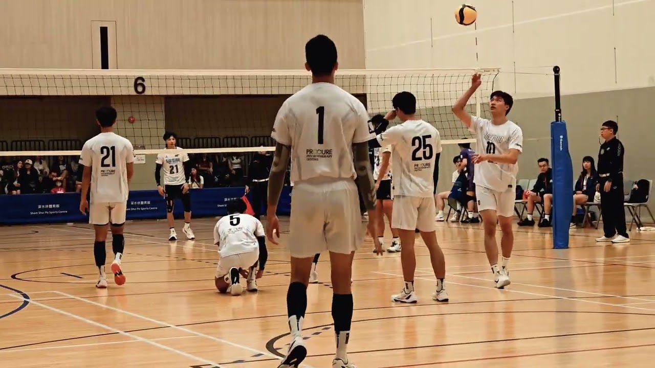 21/9/2025 香港排球總會盃 2025 [男子複賽]  龍隊 對 勵勤