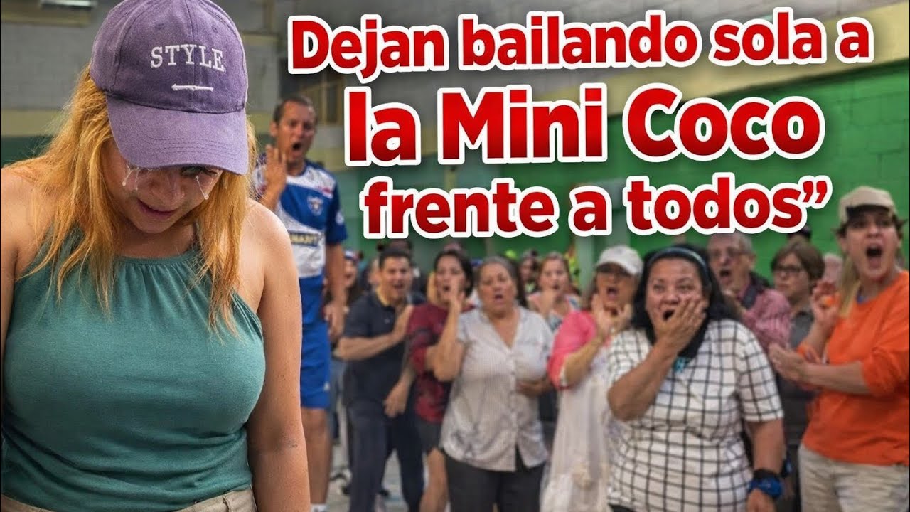 😭😱DEJAN SOLA A LA MINI COCO EN PLENO BAILE 