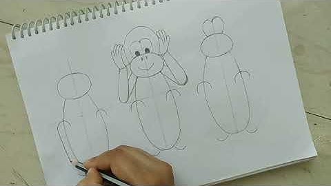 drawing three monkeys 🙈🙉🙊 of gandhi ji #2ndoctober #gandhijayanti