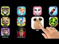 My Angela, Sonic Dash, Pou, Prankster 3D, Bottle Jump 3D,  Save The Lady, Talking Tom 2, Talking Tom
