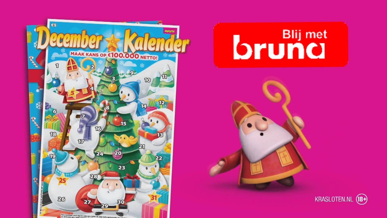 Krasloten December kalender 2013 reclame Bruna - YouTube