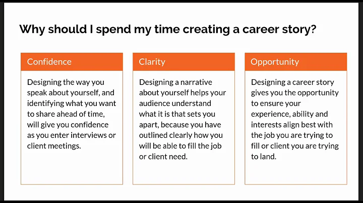 Creating Your Career Story with Alice Chin