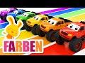 FARBEN - Farben lernen auf deutsch - Kinderlieder - Titounis - Monster Trucks