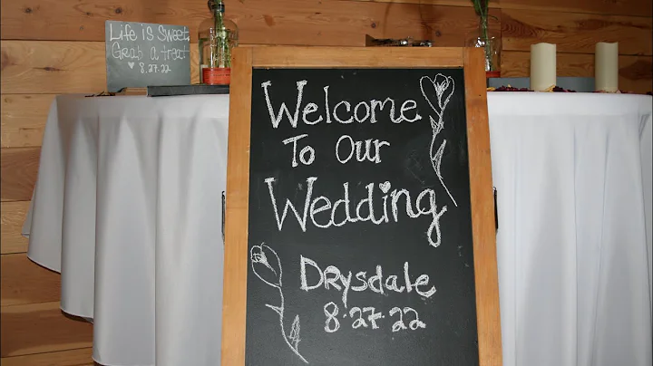 Craig and Genna Drysdale wedding 8/27/2022