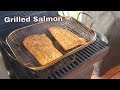 EASY CHARCOALED GRILLED SALMON | SKIN ON