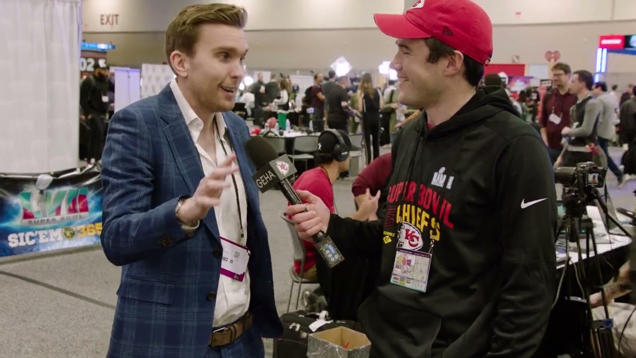 Kevin Clark Chats with Matt McMullen from Super Bowl LVII Media Center | Kansas City Chiefs
