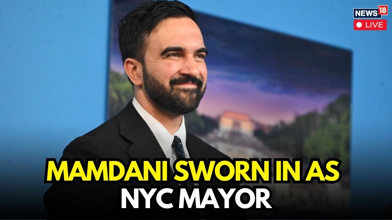 LIVE | Zohran Mamdani Sworn In As NYC's First Muslim Mayor At Midnight | NYC Mayor Swearing In |N18G