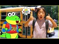 Ryan's First Day of School routine help from Gus!