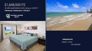 Prime Hawaii Beachfront house for Sale $1.848M