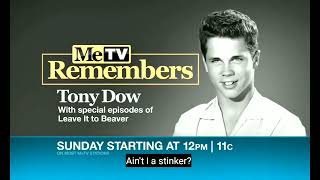 Metv Remember Tony Dow promo