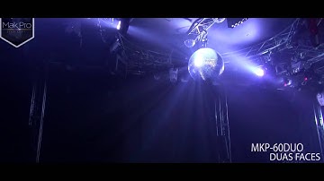 MAK PRO STAGE LIGHT MKP 60DUO DUAS FACES  MOVING BEAM LED 60W RGBW MKP-60DUO