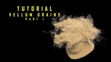 TUTORIAL - PART I - HOUDINI VELLUM GRAINS ACTIVATION