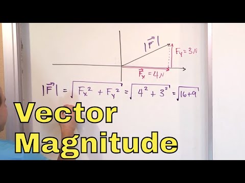 01 - వెక్టర్ & డైరెక్షన్ యొక్క మాగ్నిట్యూడ్‌ను గణించడం, పార్ట్ 1 (వెక్టర్ మాగ్నిట్యూడ్ & యాంగిల్)
