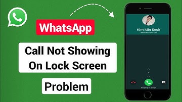 fix whatsapp call not showing on lock screen problem 2024 | whatsapp call not showing on display