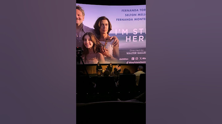 Fernanda Torres talks about her work on the film I'm Still Here