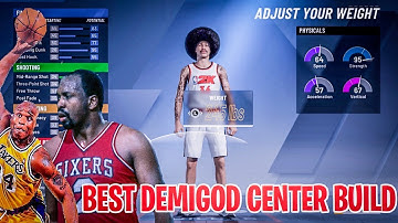 THE BEST DEMIGOD CENTER BUILD IN NBA2K20!THIS CAN DO IT ALL!