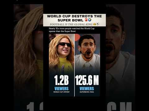 World Cup Had 10x More Viewers Than Super Bowl 🌍👑