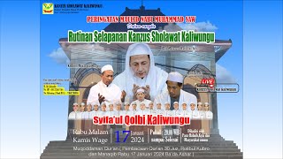   Maulid Nabi Muhammad Saw Rutinan Selapanan Malam Kamis Wage  Rabu 17 Januari  2024