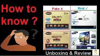 How to know ? Fake LED Tv | SAMSUNG | Unboxing