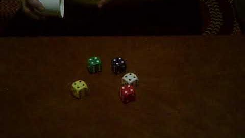 Five of a kind (Yahtzee) with one roll of the dice!