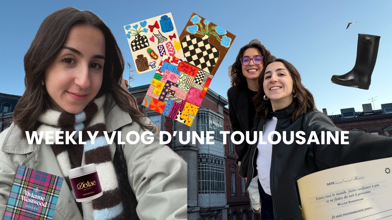 Une semaine dans ma vie (copines, matcha, peinture, bottes de pluie, blabla...)