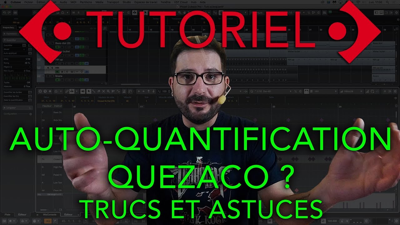 Tuto Cubase - Auto-quantification, quézaco ? Trucs et astuces - YouTube