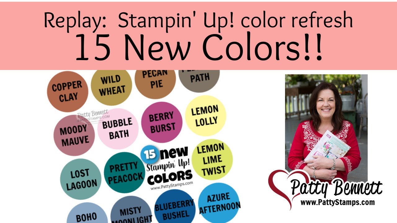 Stampin' UP! Color Refresh: Retiring, Returning & NEW Colors for