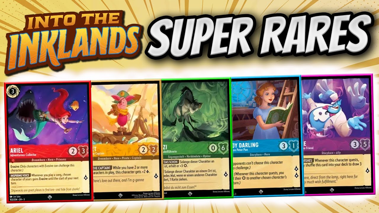 lorcana set 3 cards Disney Lorcana Into The Inklands Starter Deck — EternaCards