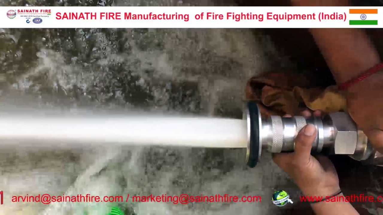 Triple Purpose Nozzle in Fire Fighting by Sainath Fire Mumbai India