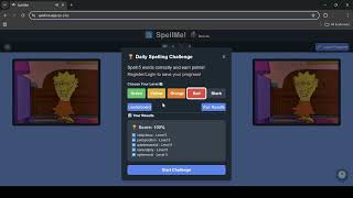 SpellMe.app Daily Challenge 2 screenshot 5