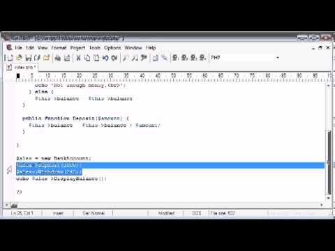 Beginner PHP Tutorial   196   Multiple Instances of Classes   YouTube