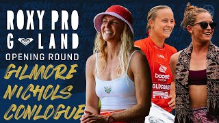 S.Gilmore, C.Conlogue, I.Nichols | ROXY Pro G-Land - Opening Round Heat Replay