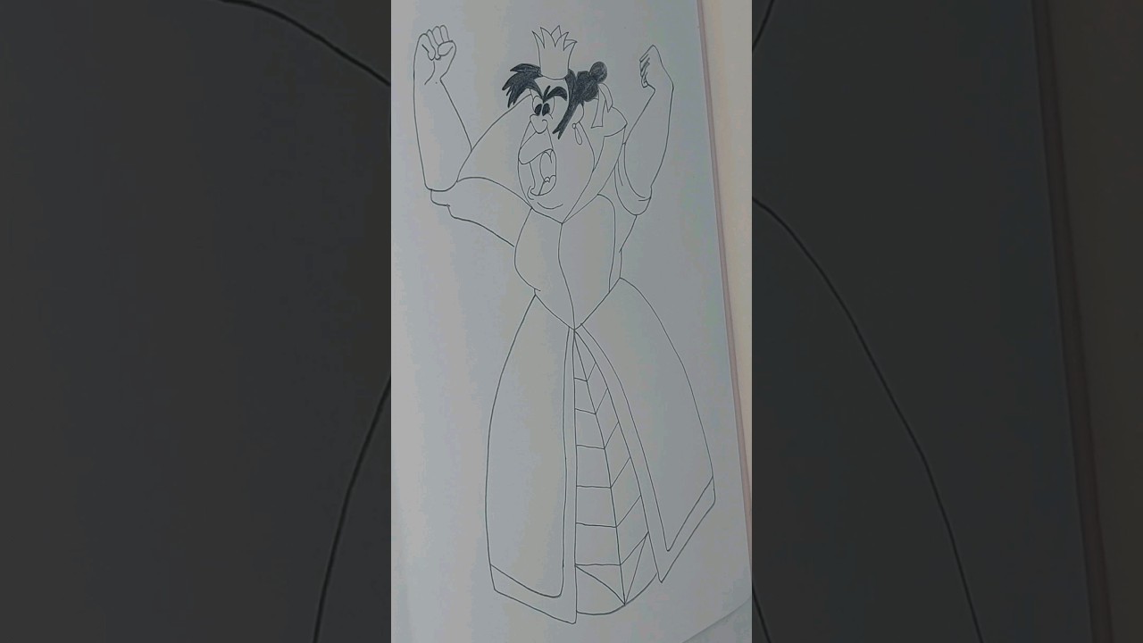 How To Draw The Queen Of Hearts 💕