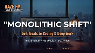 ⚡️ 𝖢𝗈𝖽𝗂𝗇𝗀 𝖥𝗅𝗈𝗐 // Deep Concentration Lo-Fi [ 77 BPM • Bbm • 1 Hour Loop ] 💻 Minimalist Focus Beats t