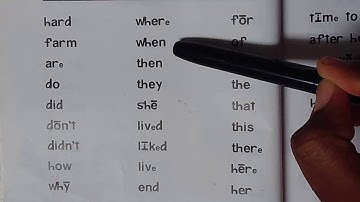 1st Gr Reading Mastery Lesson 9