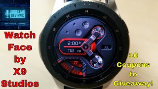 Samsung Galaxy Watch/Gear Watch Faces by X9 Studios - 10 Coupons to Giveaway! - Jibber Jab Reviews! screenshot 3