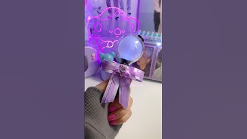 my BTS lightstick keyring! 💜 from musicplaza.com ✨ #bts #btsarmy #bangtan #btslightstick #kpop