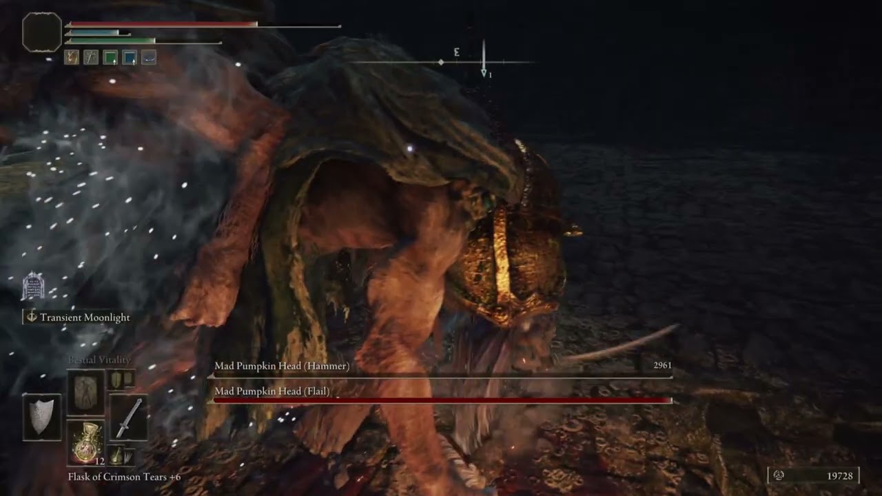 CHEESE MAD PUMPKINHEAD HAMMER AND FLAIL ELDEN RING™