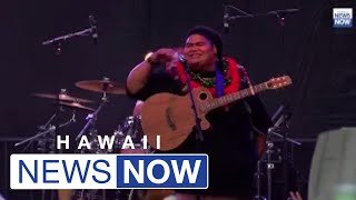 Iam Tongi performs to huge crowd at homecoming concert