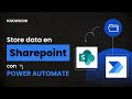 Automatiza el Almacenamiento de Datos en SharePoint con Power Automate