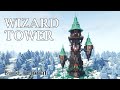 Minecraft wizard tower  fantasy tower build tutorial