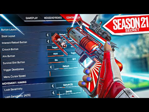 Exposing The SECRETS For The BEST Controller Settings in Season 21! (Apex Legends ALC SETTINGS)