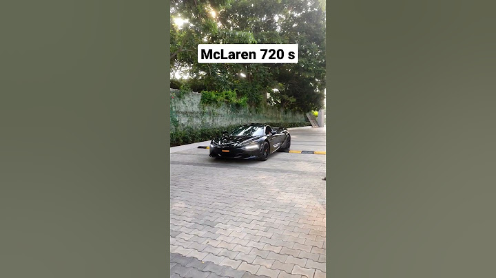 McLaren 720s Vs Speed breaker 🤨 #shorts Supercars in INDIA