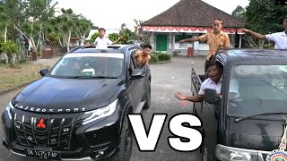 MURID KAYA PAKE MOBIL PAJERO VS MURID MISKIN PAKE MOBIL PICK UP