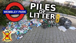 Litter cleanup ep. 6 - Piles of litter at Wembley Park!