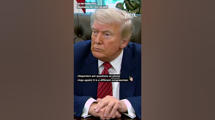 Watch: Trump Gets 2 Calls On His iPhone After Trashing Apple For ‘Make in India’ Plans