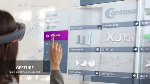 Microsoft HoloLens: Gesture Input